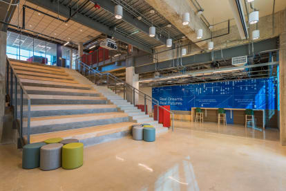 Cast Tech High School Lobby | DIRTT