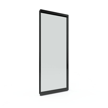 Double Pane Modular Glass Wall System single panel