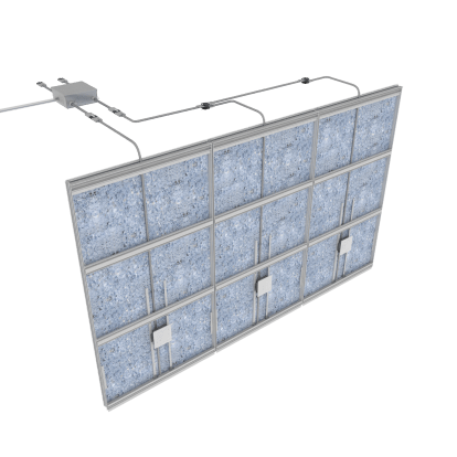 Image of an electrical modular power wall system