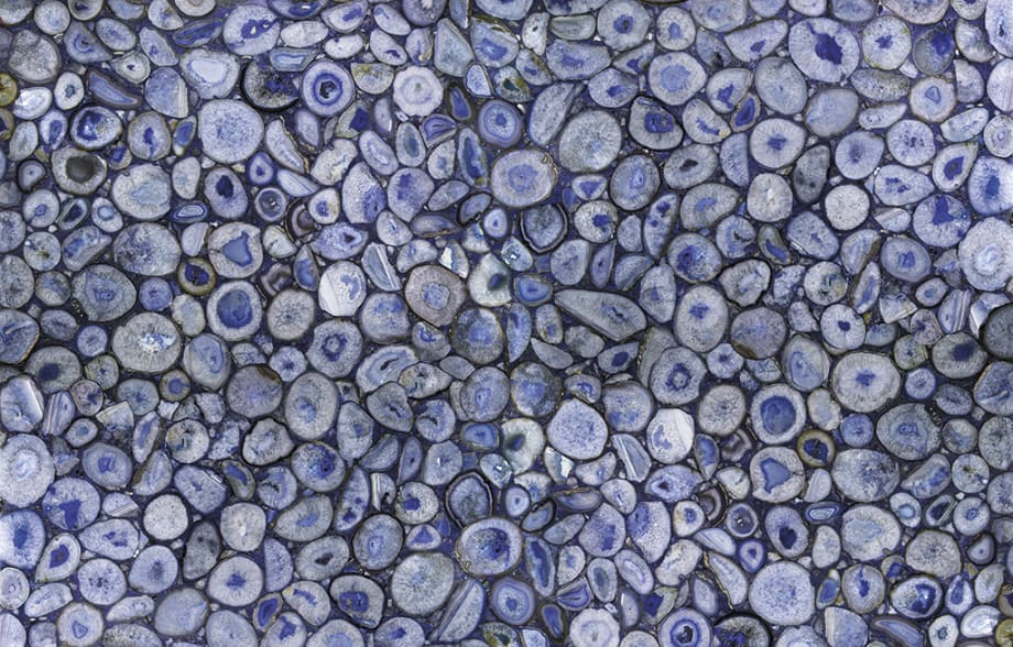 Blue Agate Glitter