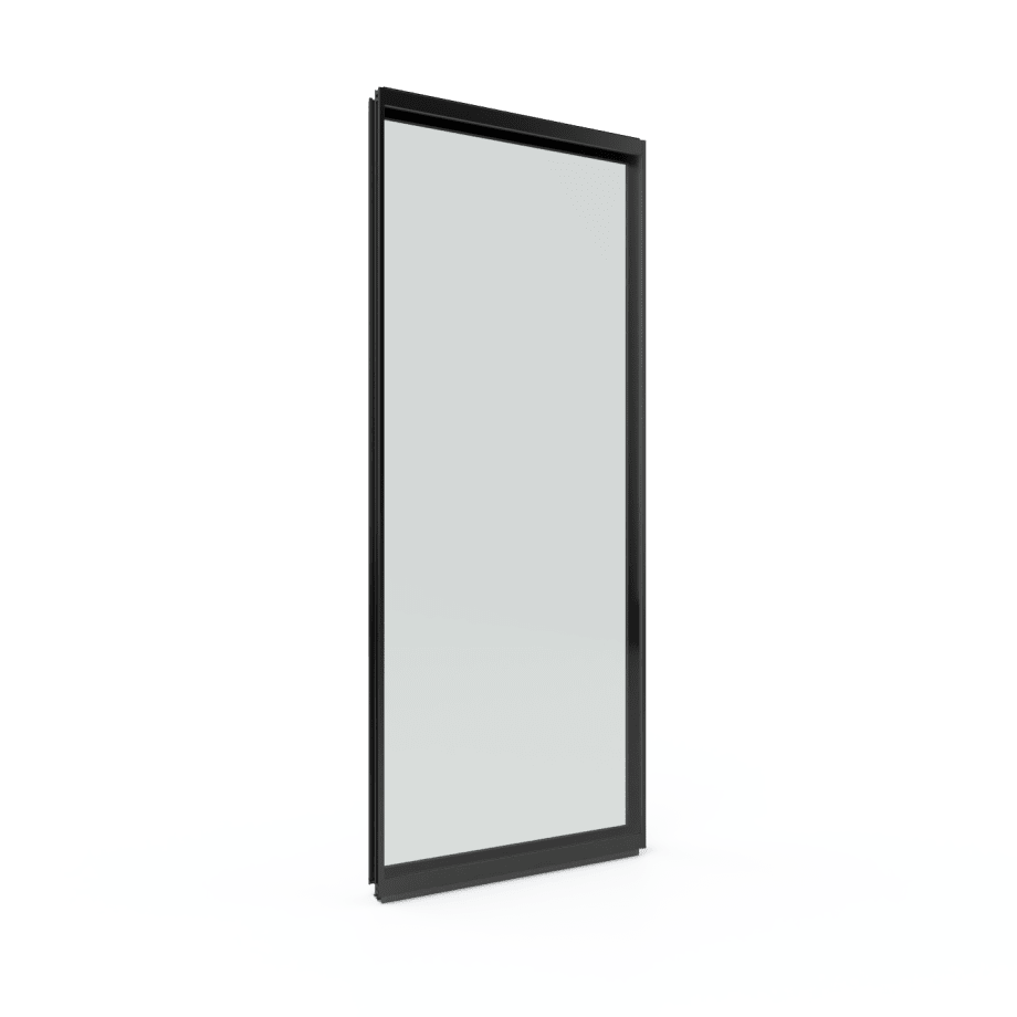 Double Pane Modular Glass Wall System single panel
