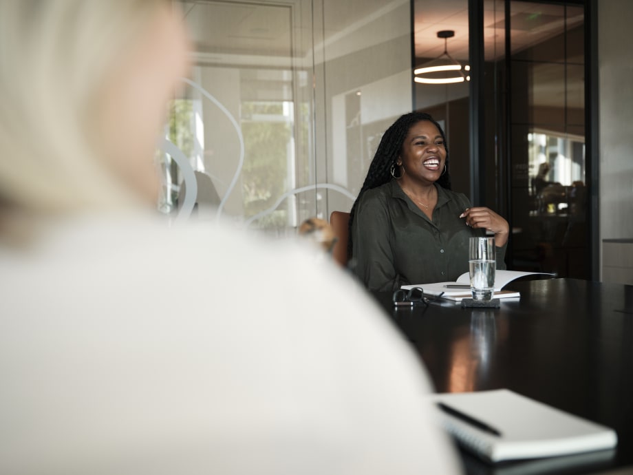 Image of woman working