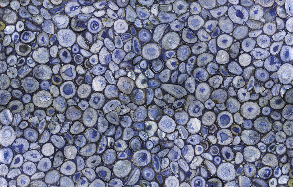 Blue Agate Glitter