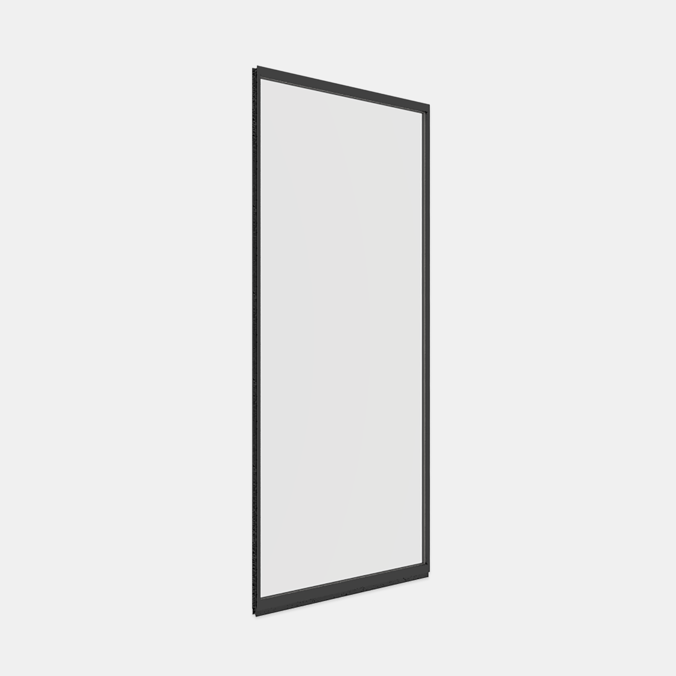 Inspire glass wall system with a single panel shown