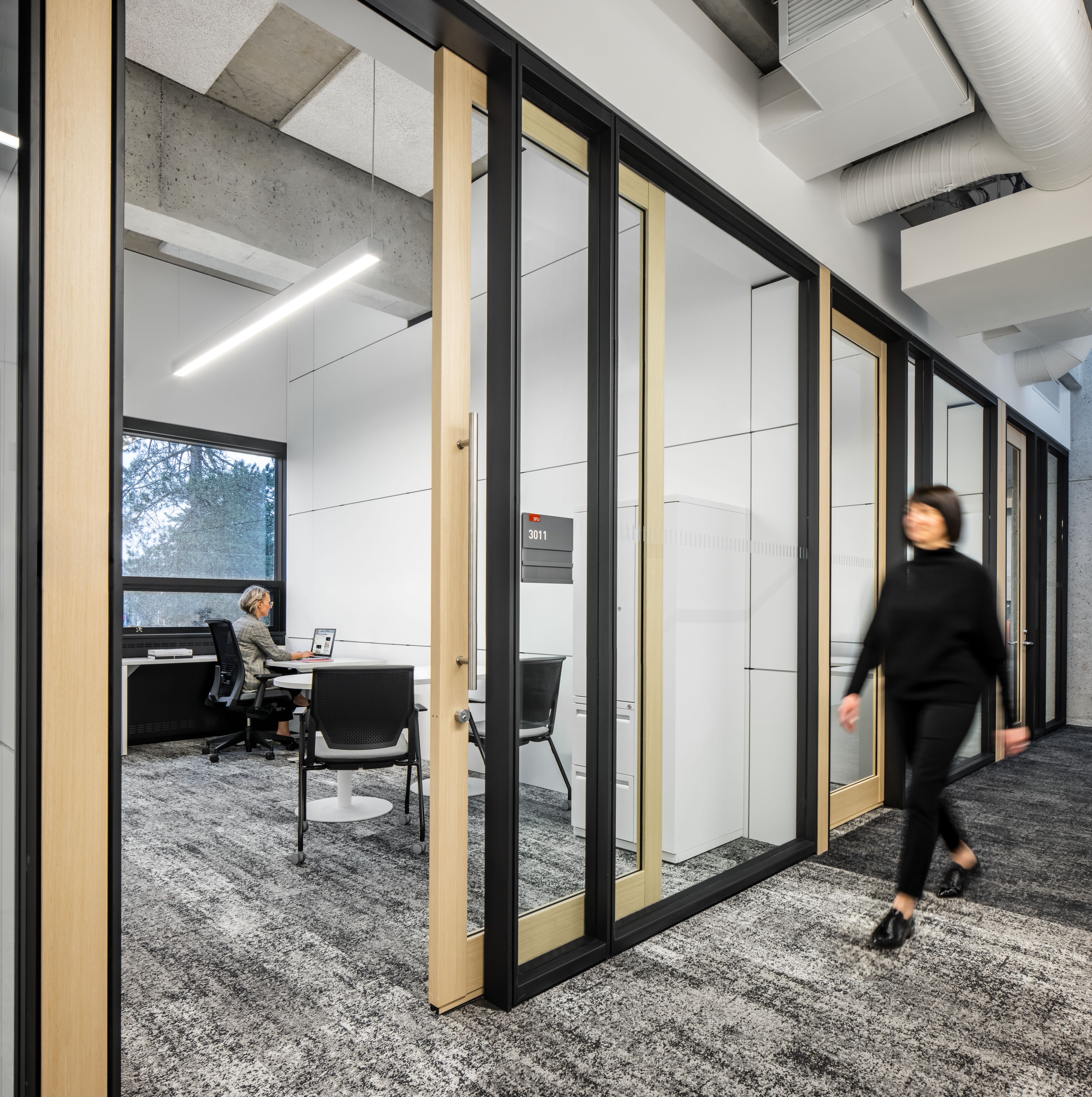 Interior sliding door