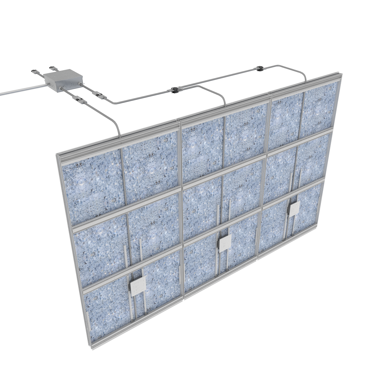 Image of an electrical modular power wall system